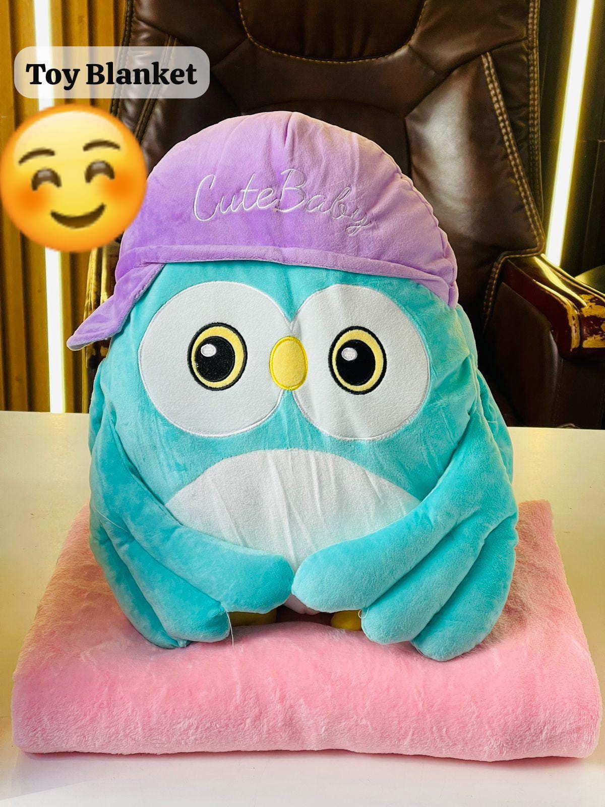Owl Soft Toy Blanket